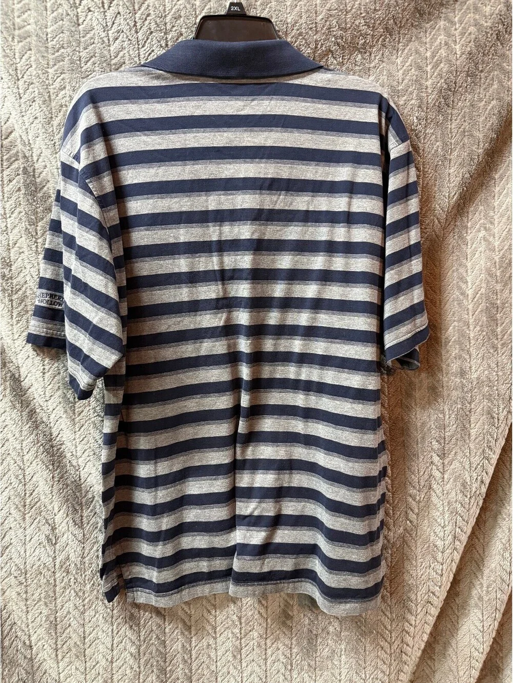 Fairway & Greene Shepherd's Hollow Striped Polo Shirt Large